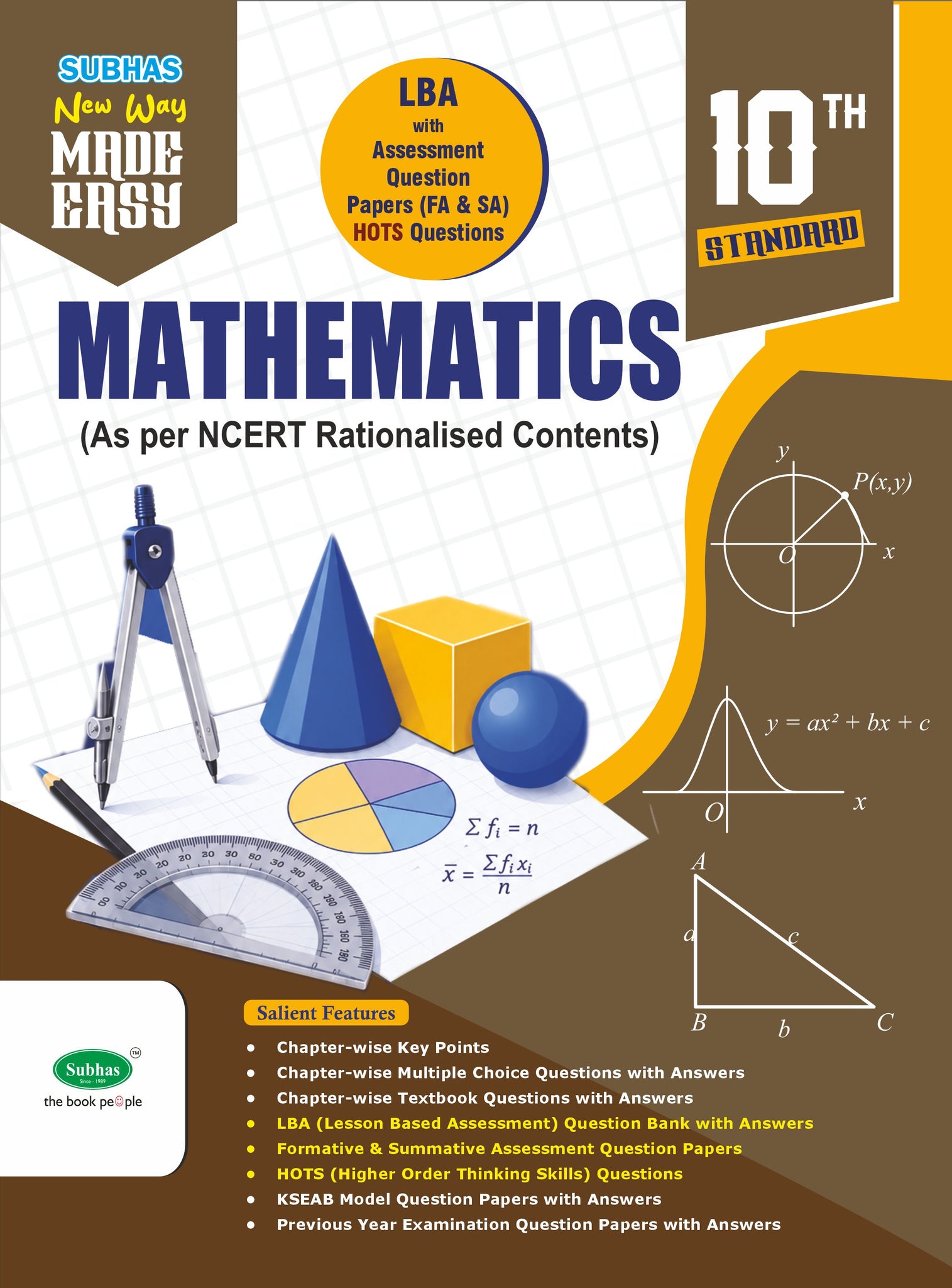 Subhas New Way Made Easy 10th Mathematics 2026-27 – Subhas Publishing ...