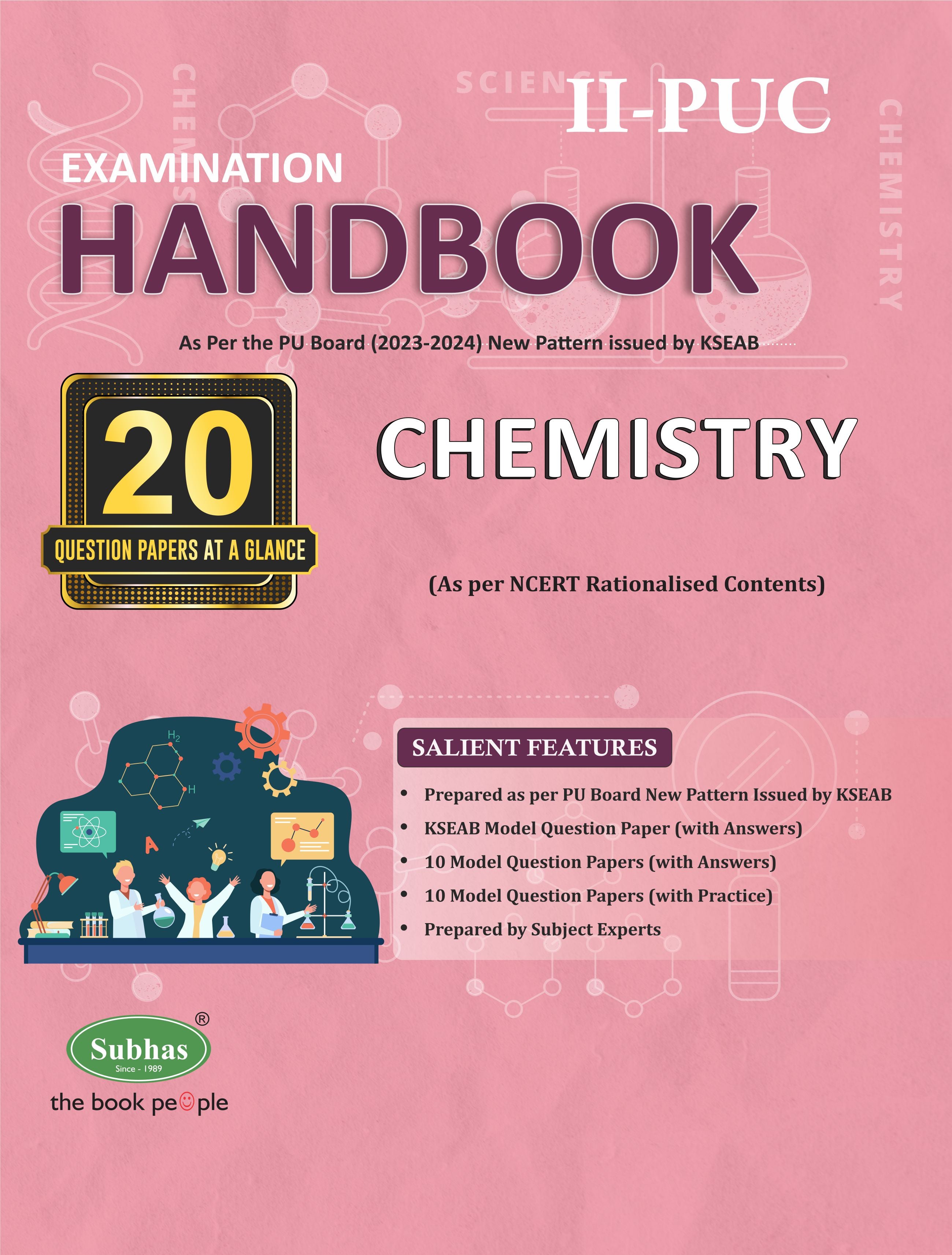 SECOND PUC EXAMINATION HANDBOOK CHEMISTRY – Subhas Publishing House Pvt Ltd