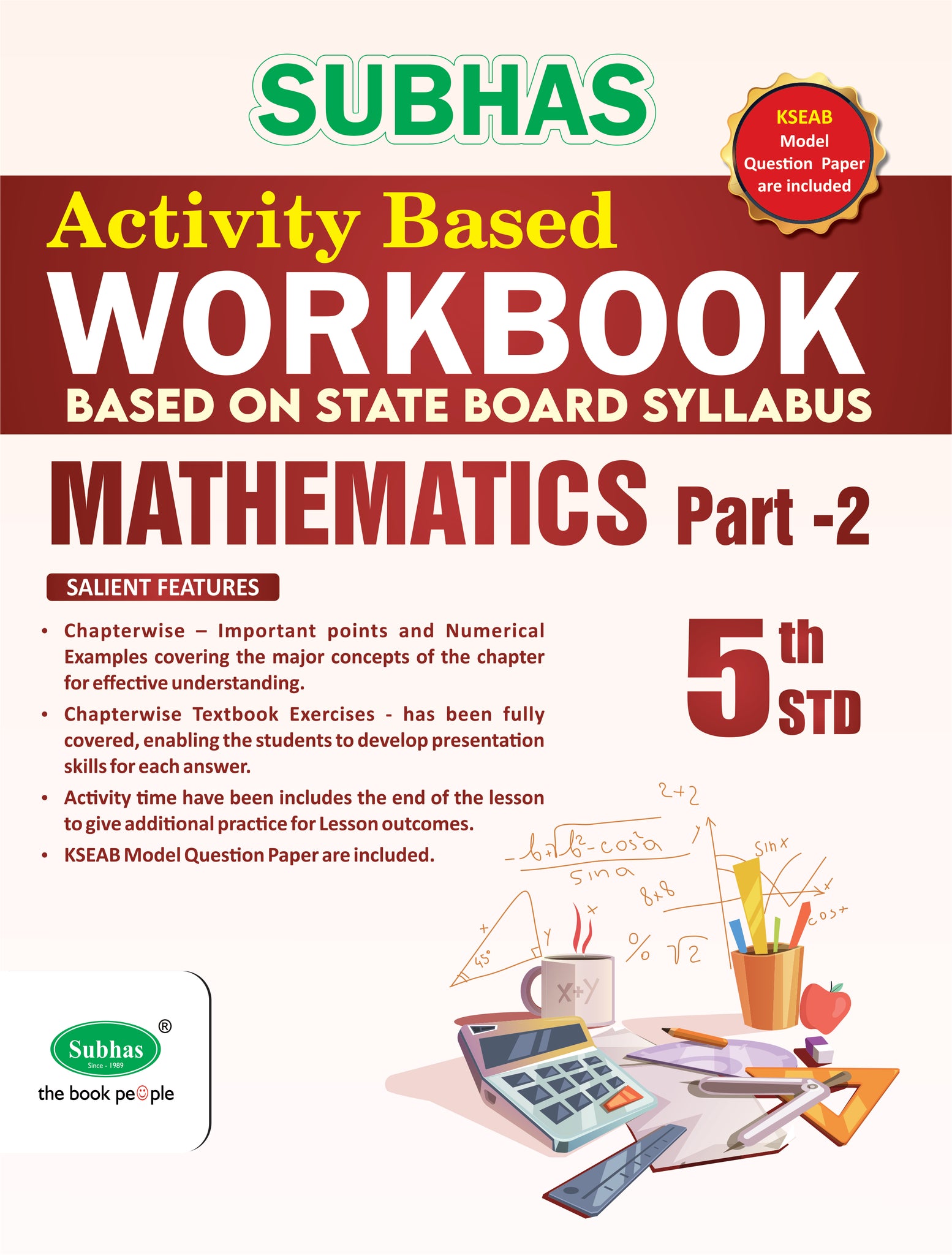 Subhas 5th Standard Activity Based Workbook Mathematics Part 2