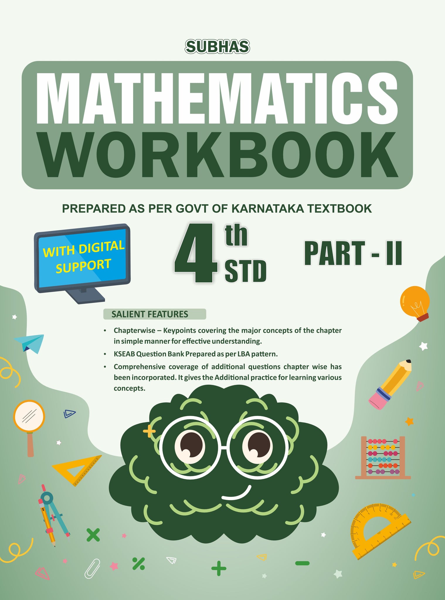 Subhas 4th Standard Workbook Mathematics Part 1 & 2 – Subhas Publishing ...