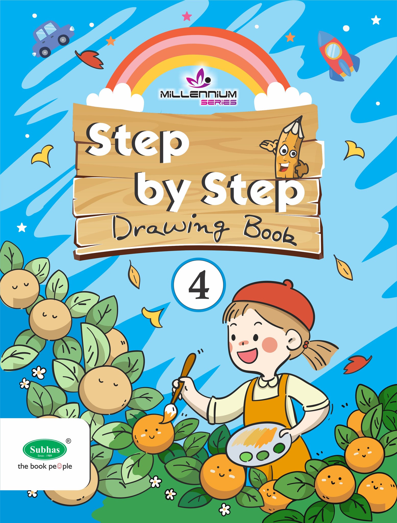 SUBHAS MILLENNIUM STEP BY STEP DRAWING BOOK 4