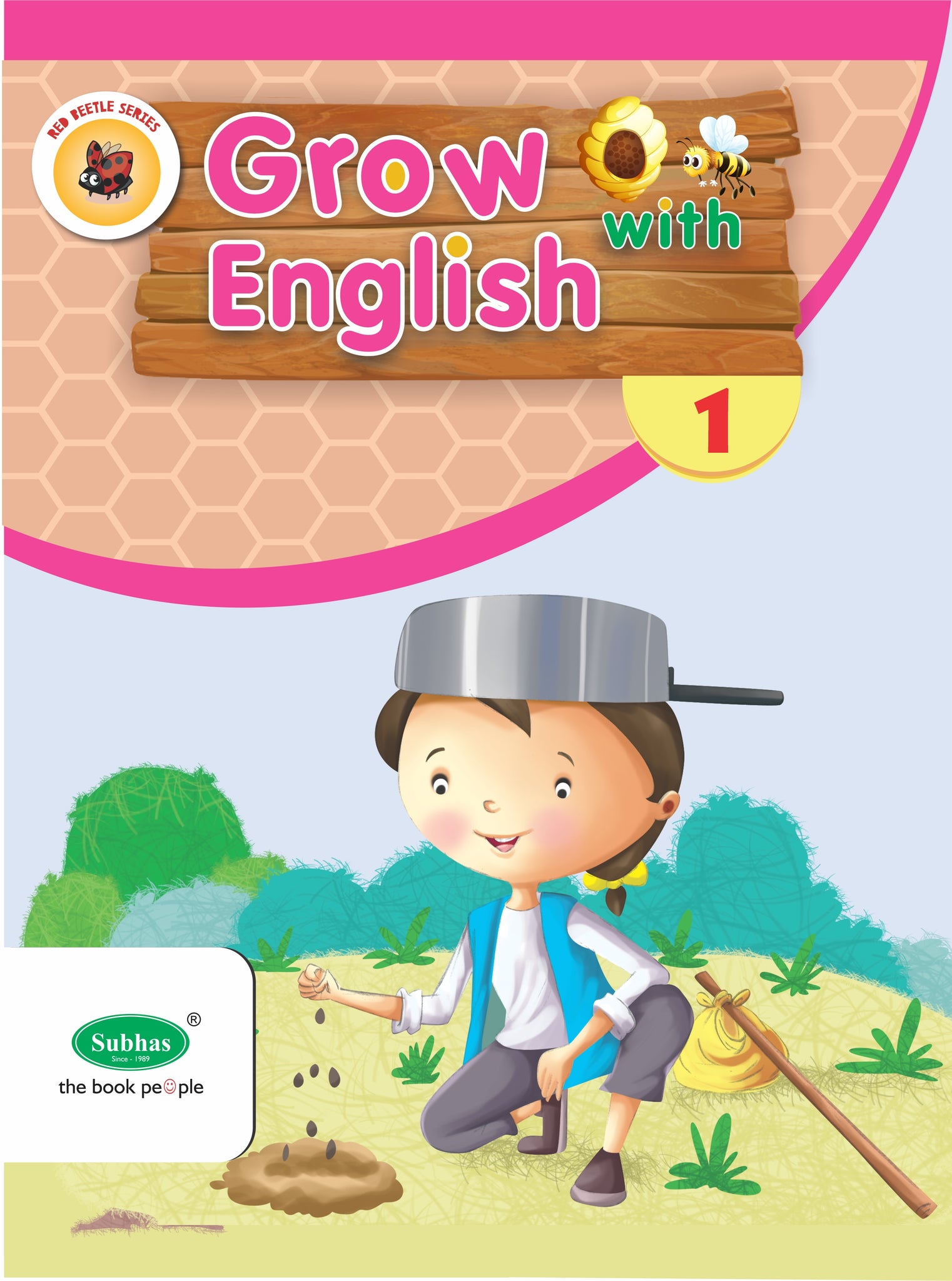 Subhas Red Bettle Series, Grow with English for Class 1