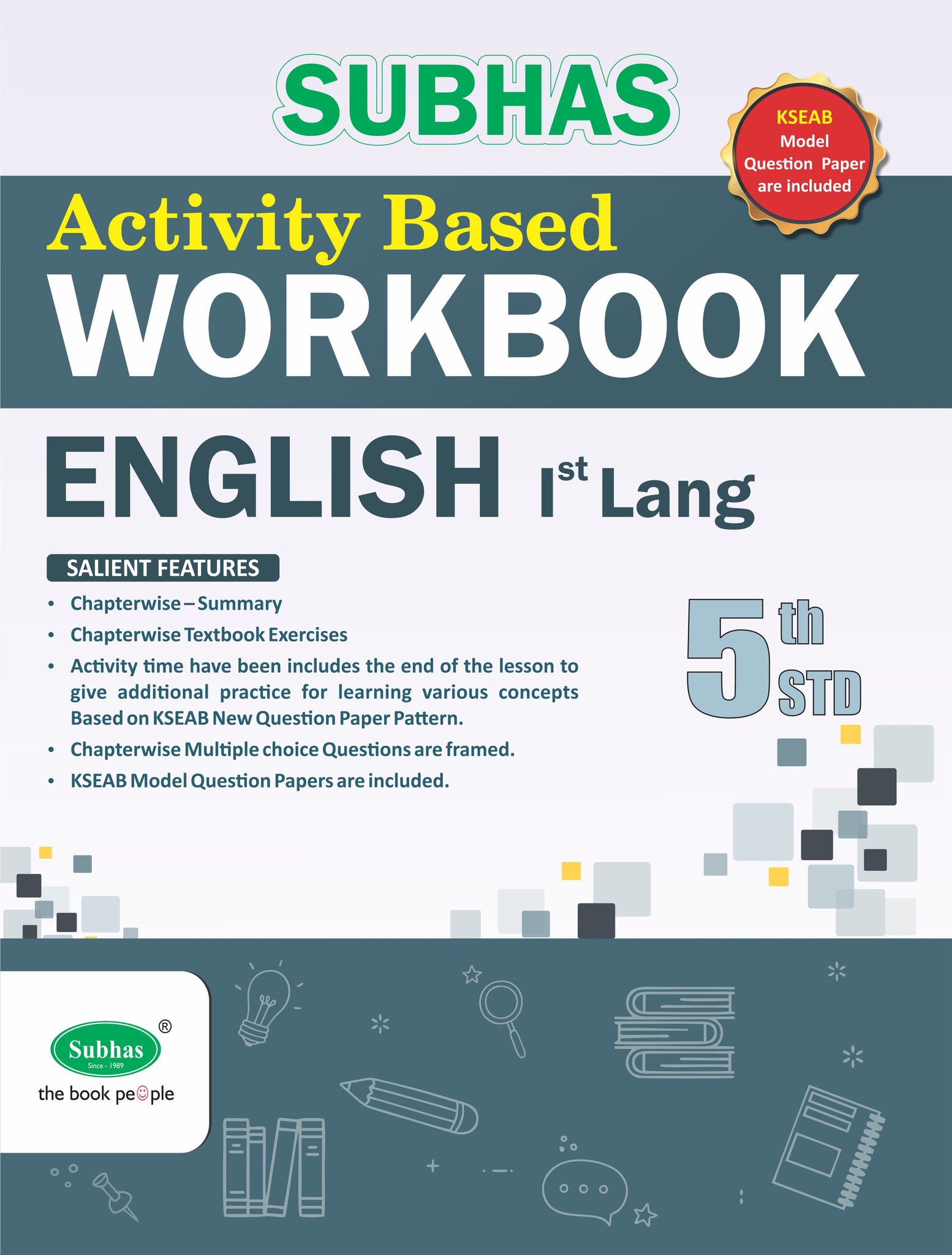 Subhas 5th Standard Activity Based Workbook English 1st Language